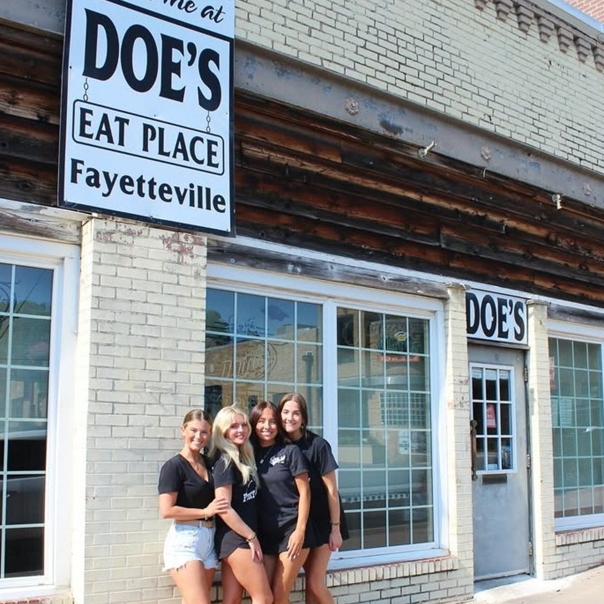 Doe's is in Arkansas