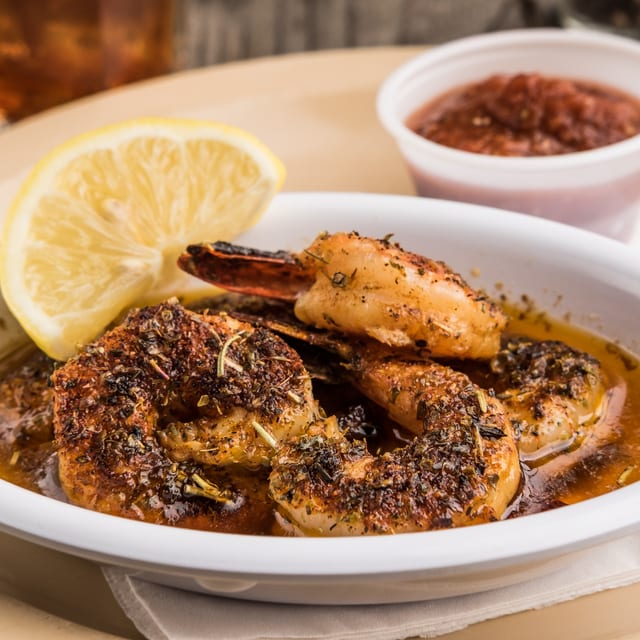 Broiled Shrimp.